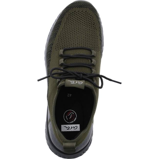 Pánské Tenisky Ara San Diego Olive-black Zelene | ARA649HNJ